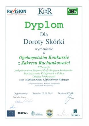 Dyplom Dorota Skórka - Kopia